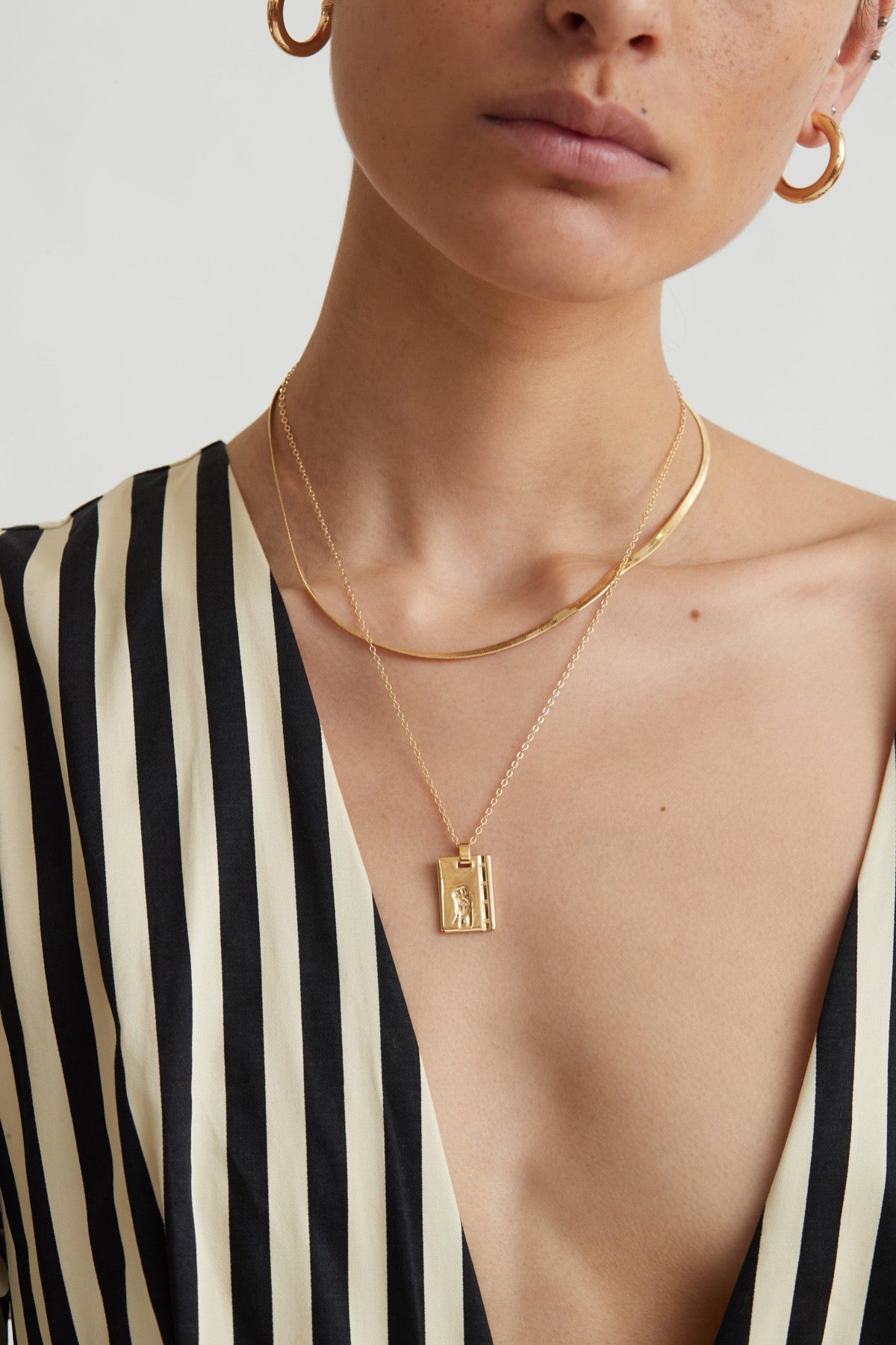 Gold Star Sign Necklace Gemini - Reliquia Jewellery