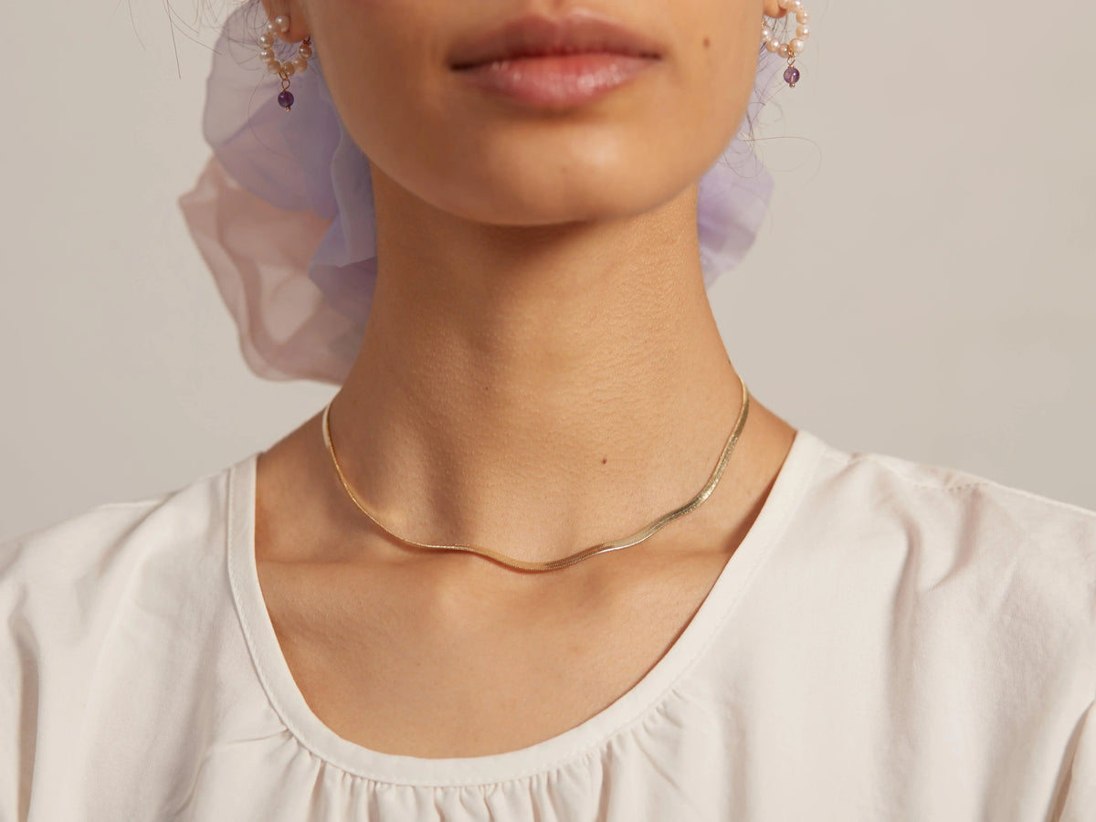 Alex Pearl Sleeper Lilac - Reliquia Jewellery