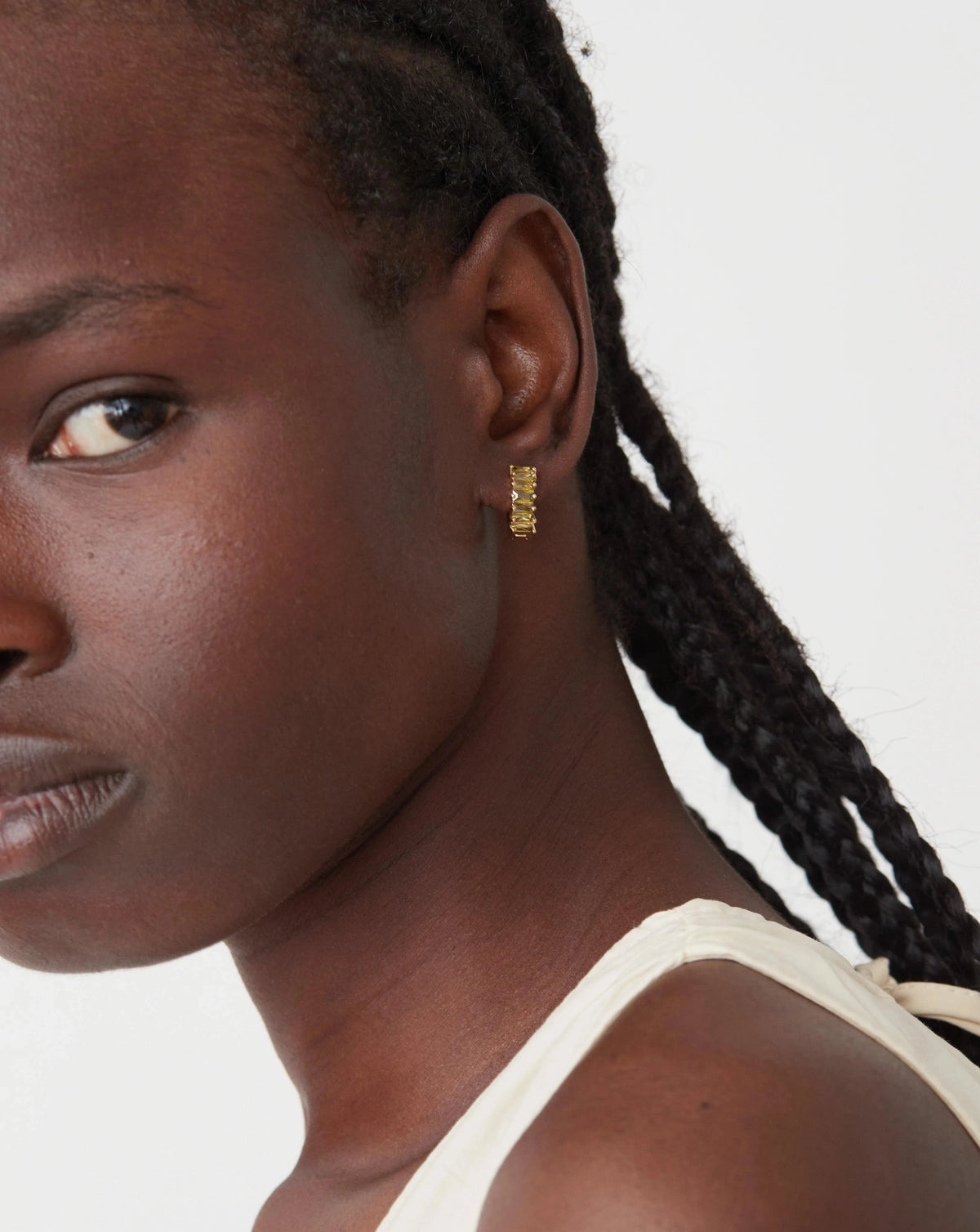 Birthstone Hoops August - Reliquia Jewellery