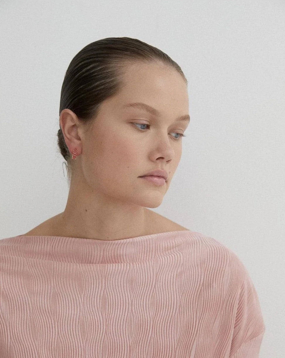 Birthstone Hoops July - Reliquia Jewellery