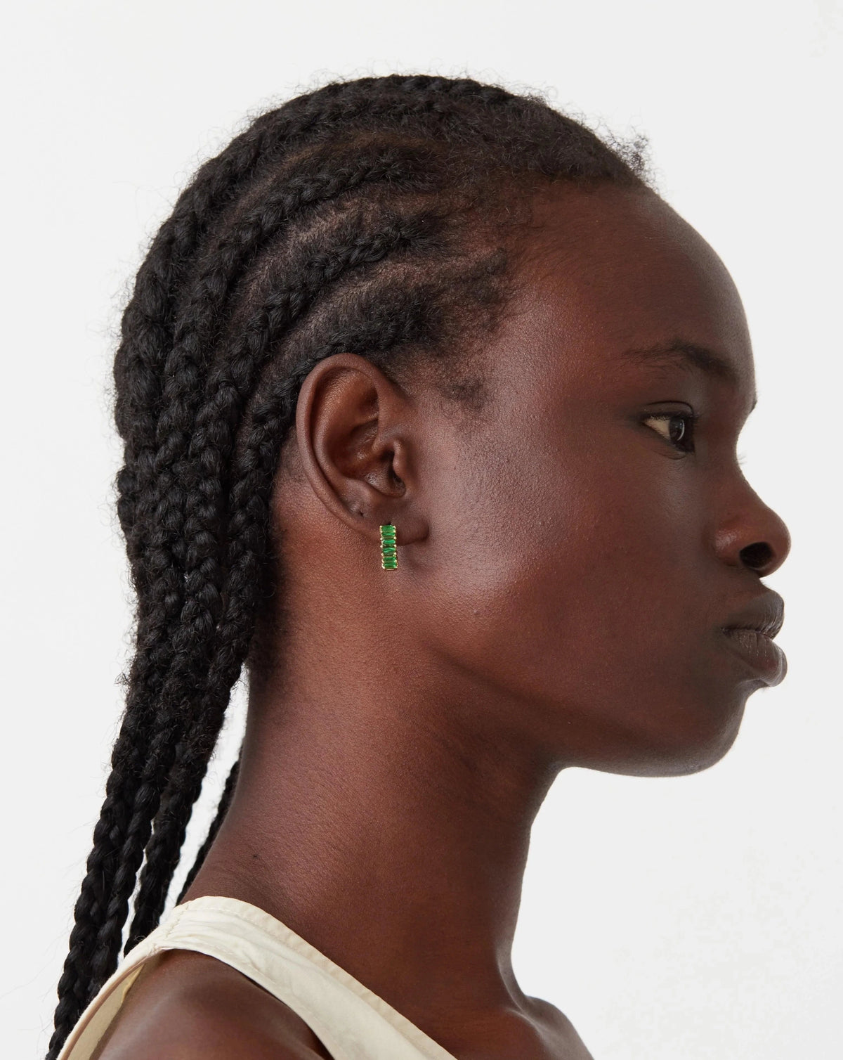 Birthstone Hoops May - Reliquia Jewellery