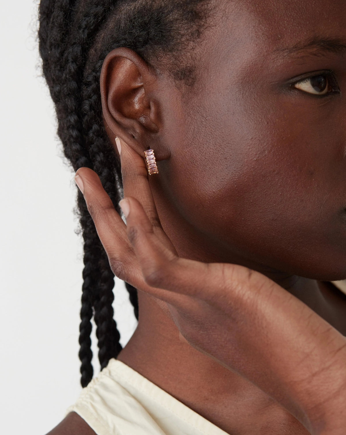 Birthstone Hoops October - Reliquia Jewellery