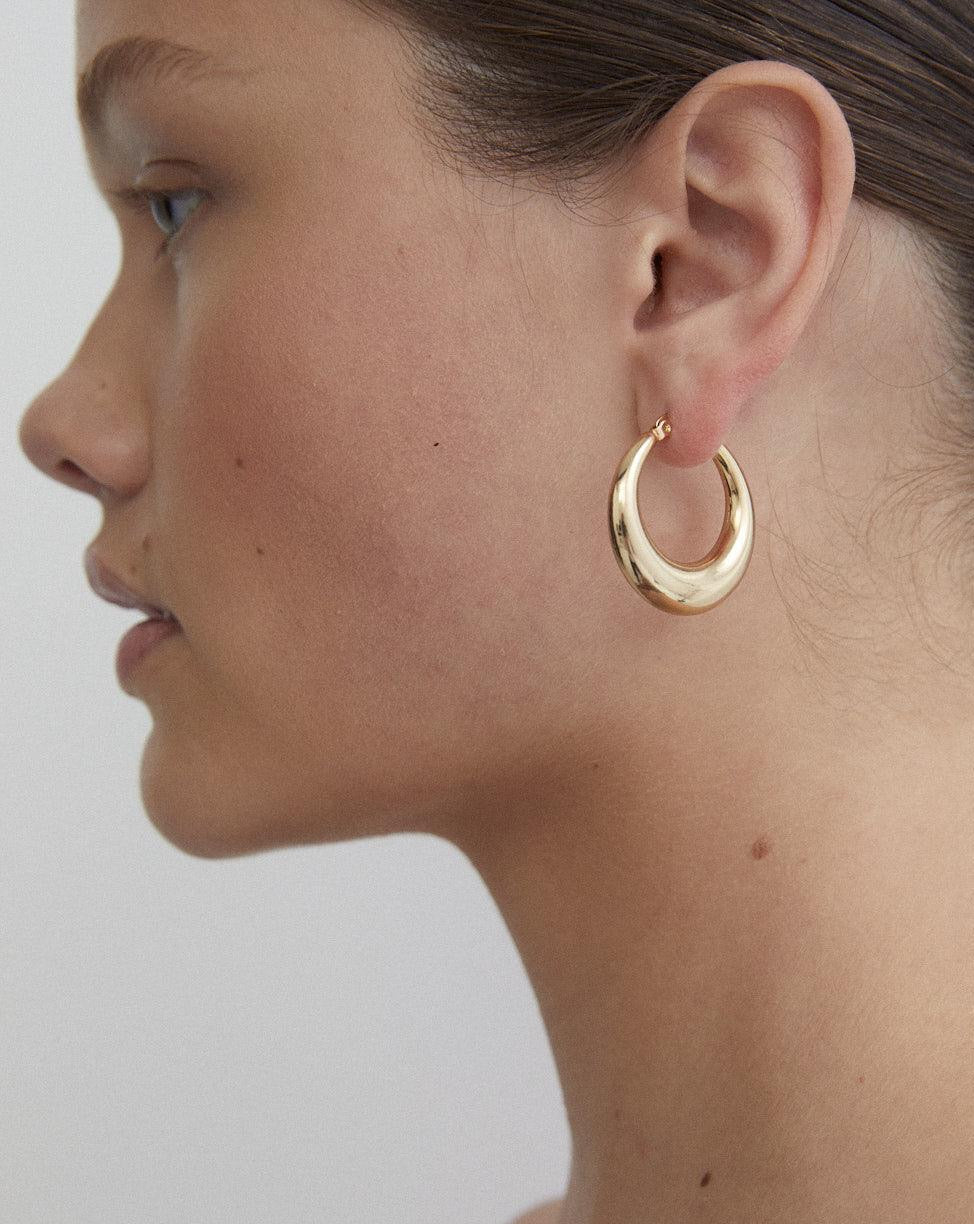 Coralia Hoops - Reliquia Jewellery