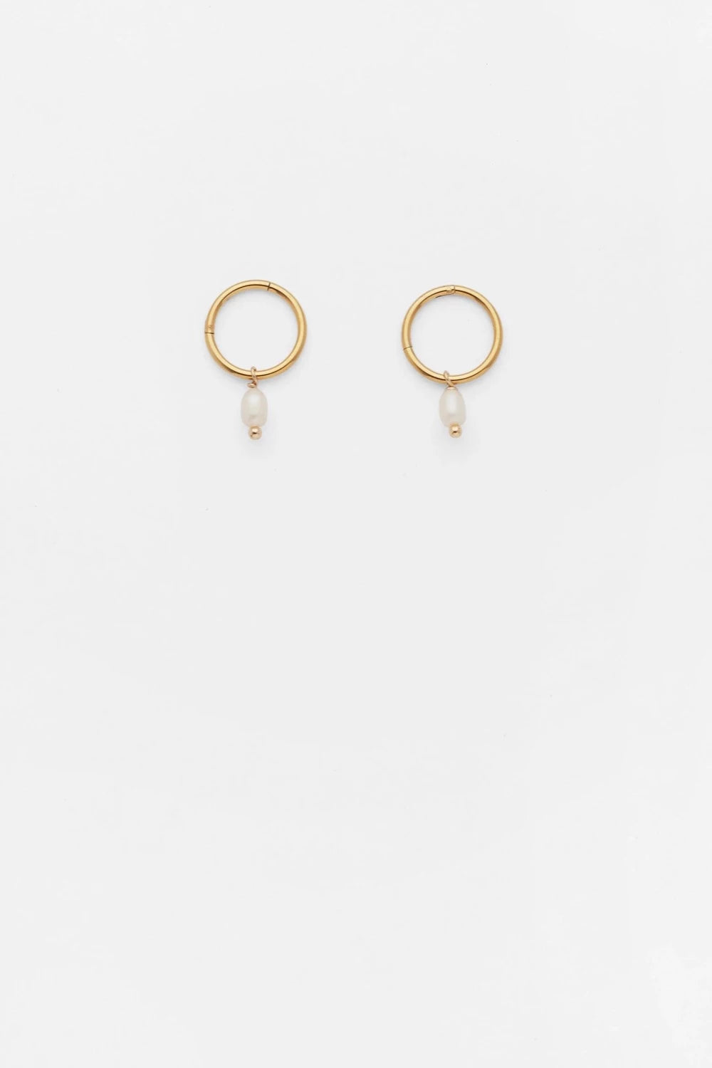 Drop Pearl Sleepers - Reliquia Jewellery