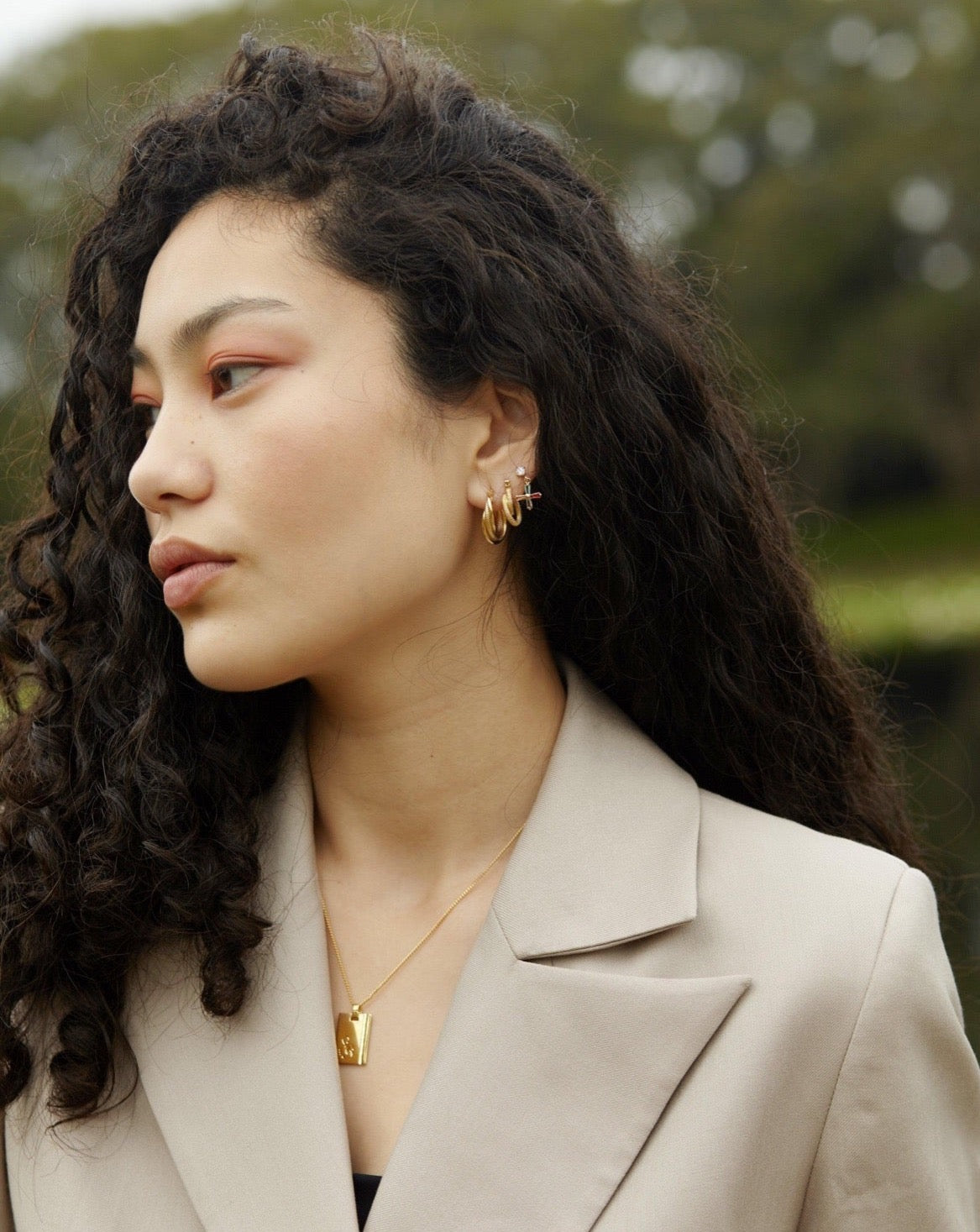 Gold Star Sign Necklace Aquarius - Reliquia Jewellery