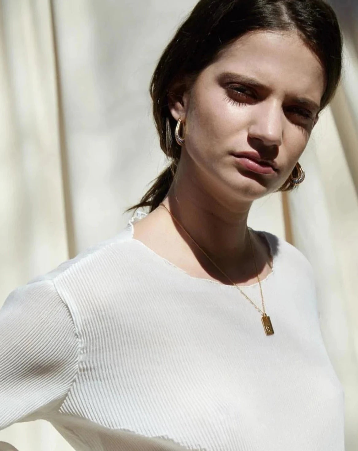 Gold Star Sign Necklace Aquarius - Reliquia Jewellery