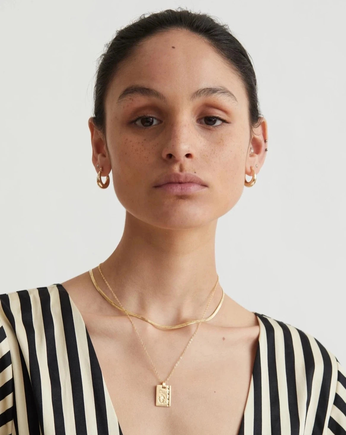 Gold Star Sign Necklace Capricorn - Reliquia Jewellery