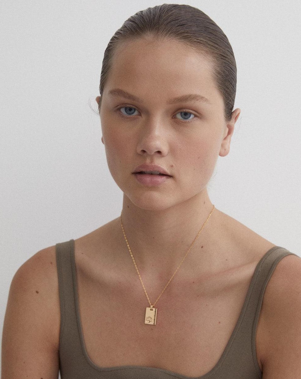 Gold Star Sign Necklace Pisces - Reliquia Jewellery