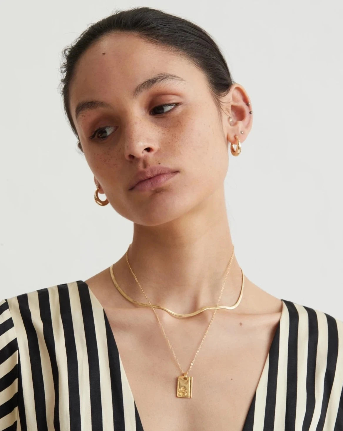 Gold Star Sign Necklace Pisces - Reliquia Jewellery