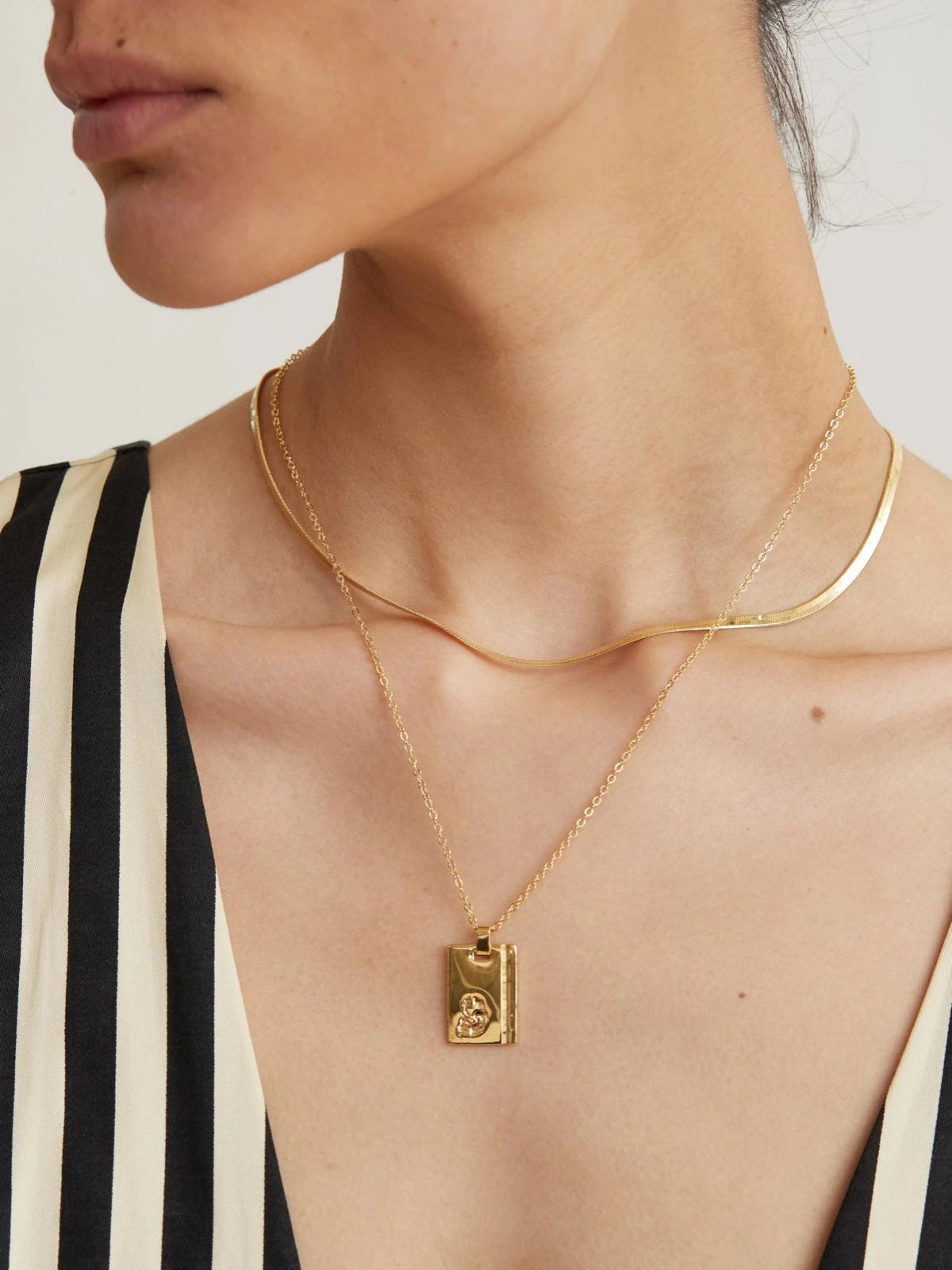 Gold Star Sign Necklace Virgo - Reliquia Jewellery