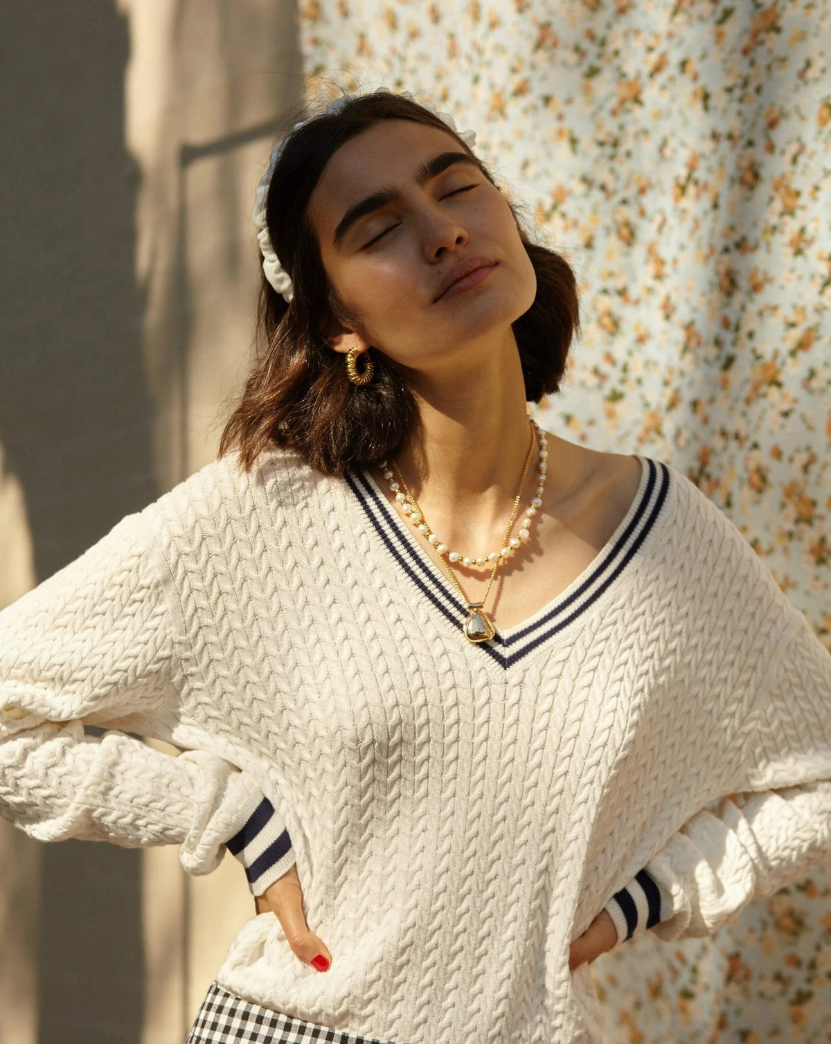 Marta Headband Ivory - Reliquia Jewellery