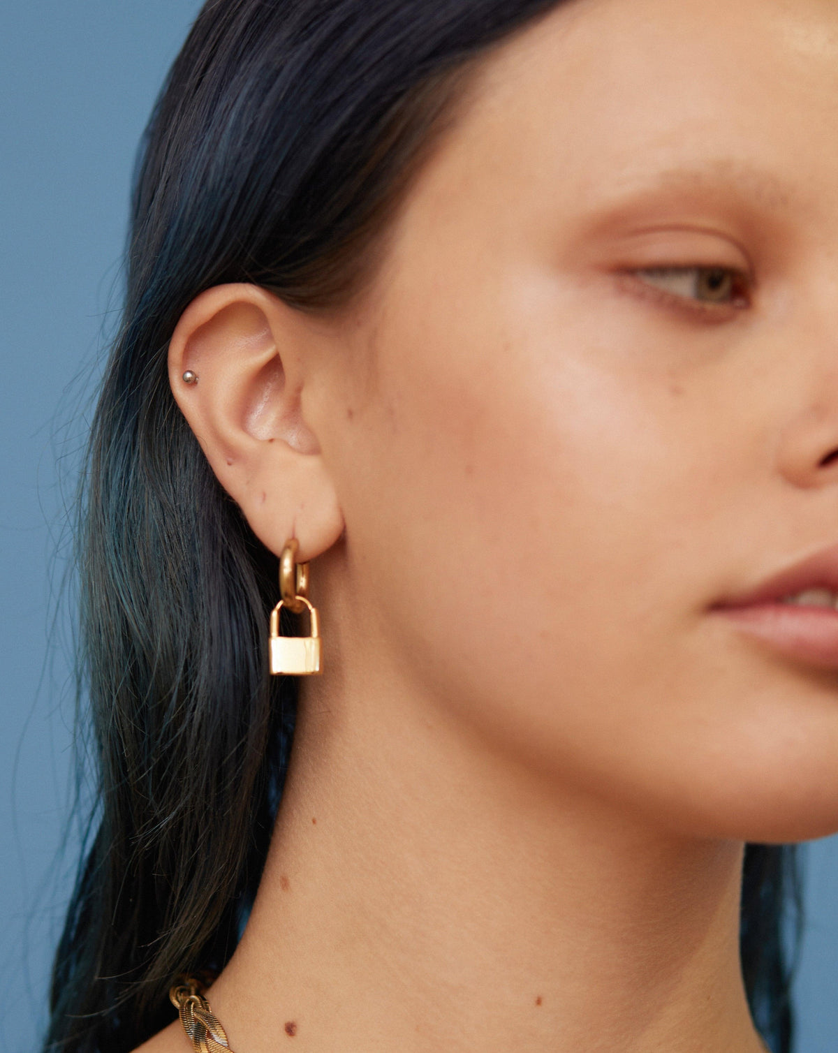 Padlock Hoops - Reliquia Jewellery