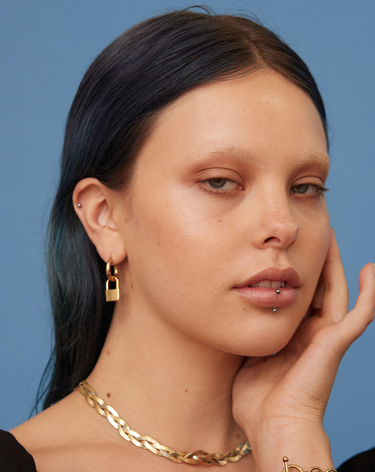 Padlock Hoops - Reliquia Jewellery