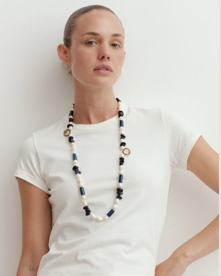 Mitzi Necklace in Pearl