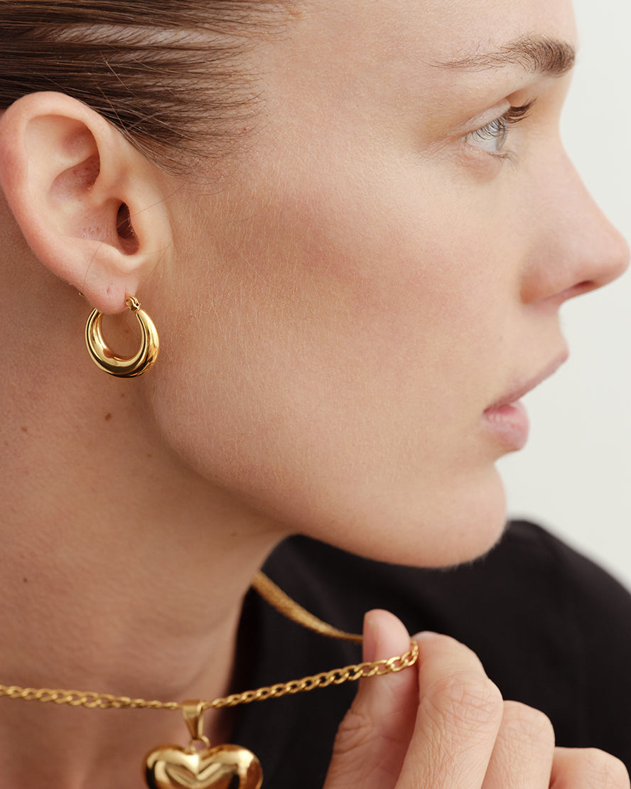 Baby Coralia Hoops Gold