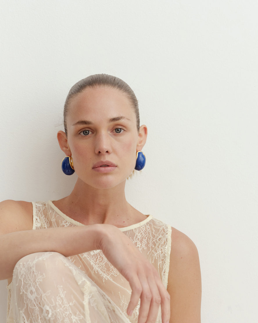 Thiago Earrings in Gold