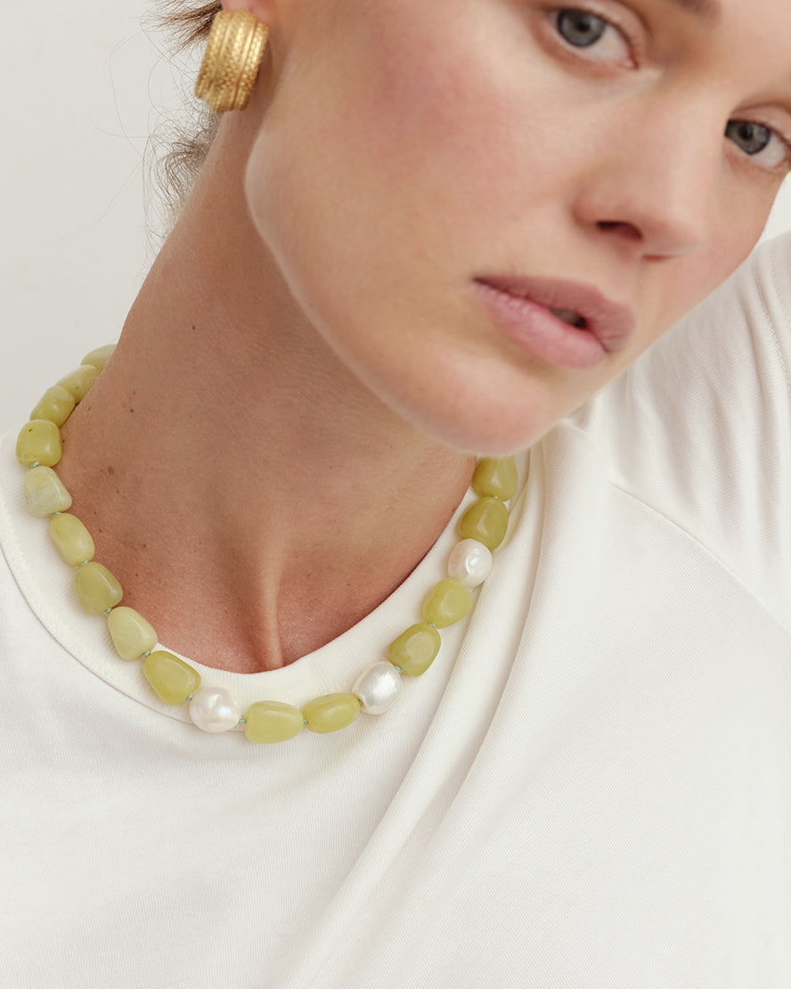 Solaya Necklace Lime