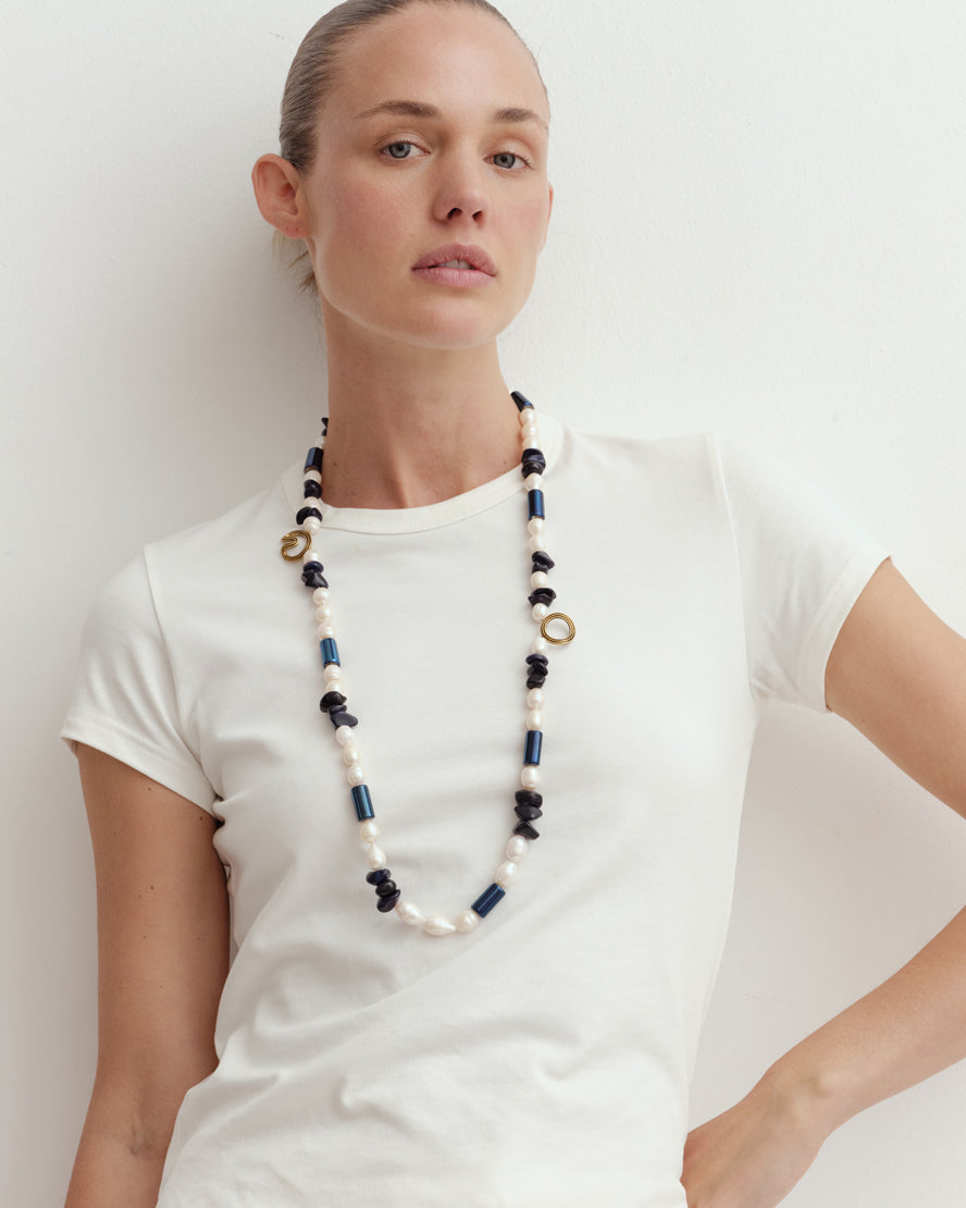 Mitzi Necklace in Pearl