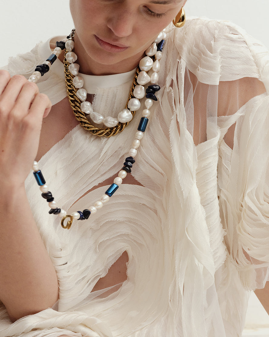 Mitzi Necklace in Pearl