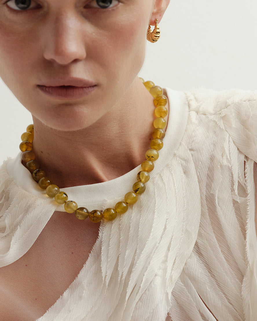 Tuscany Necklace Chartreuse