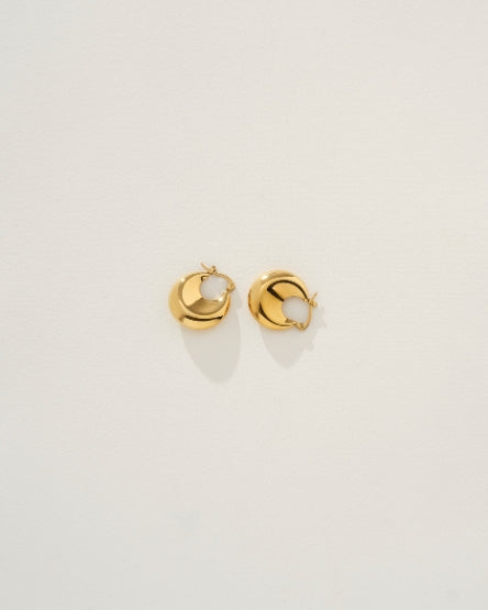 Bara Hoop Earrings Gold