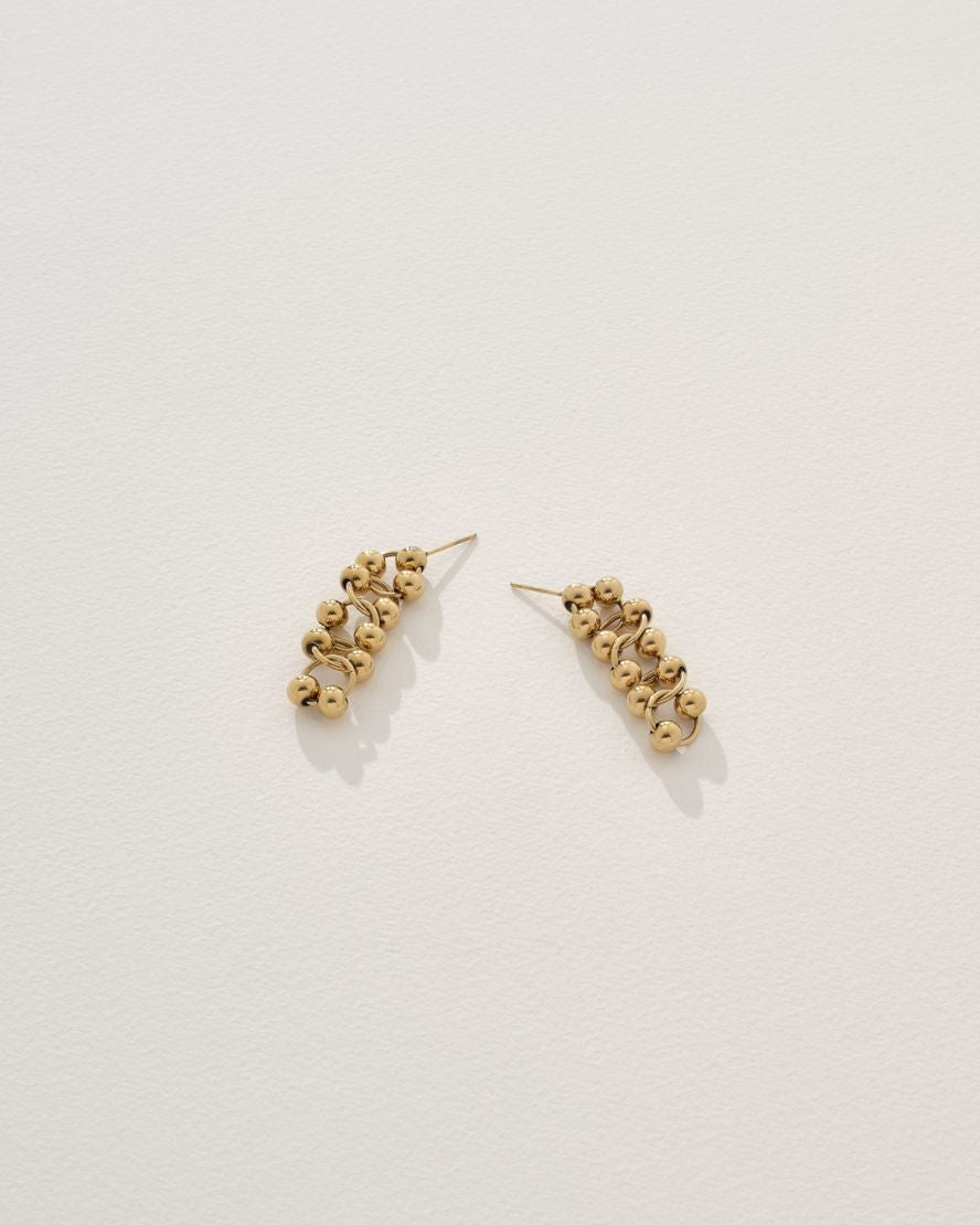 Amanda Earrings in Gold