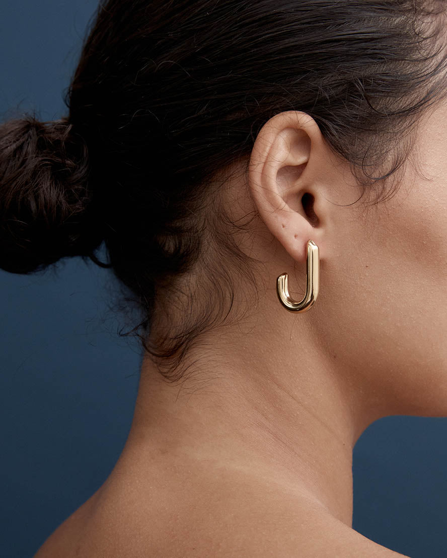 Angus Earrings in Gold