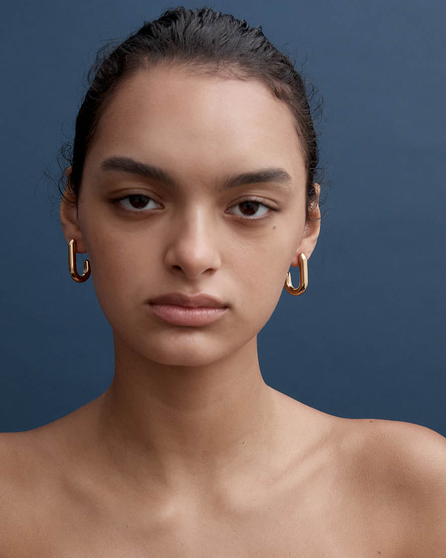 Angus Earrings in Gold