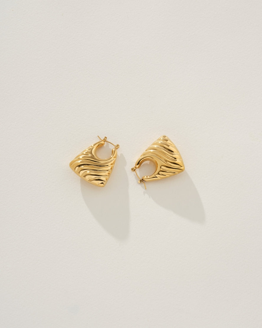 Anja Hoop Earrings Gold