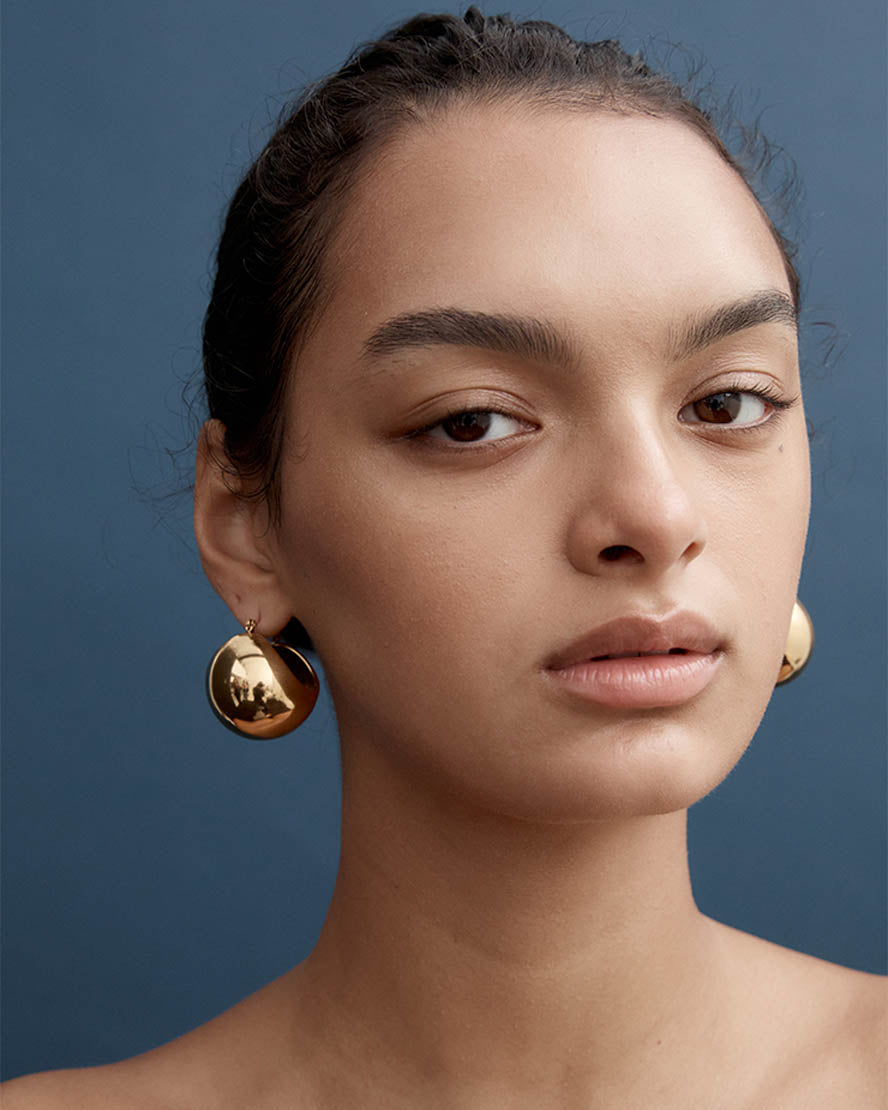 Autumn Earrings in Gold