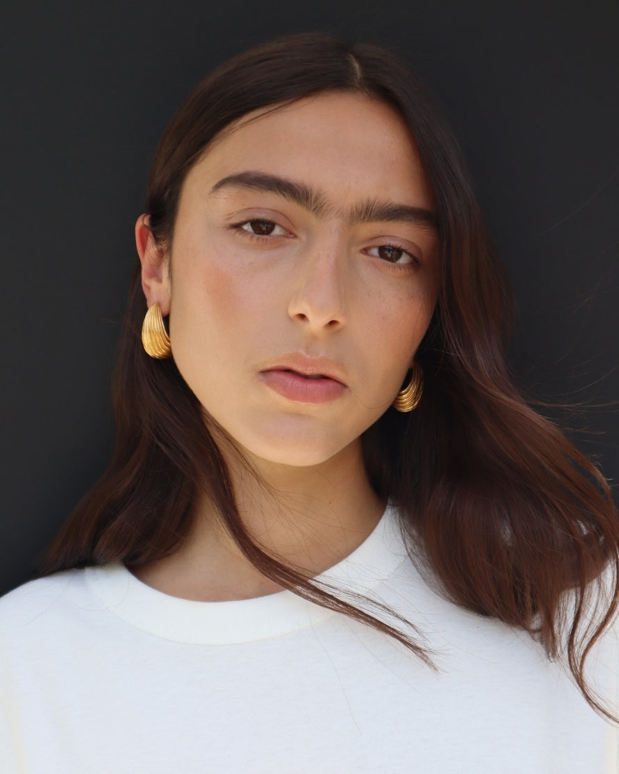 Colton Earrings in Gold