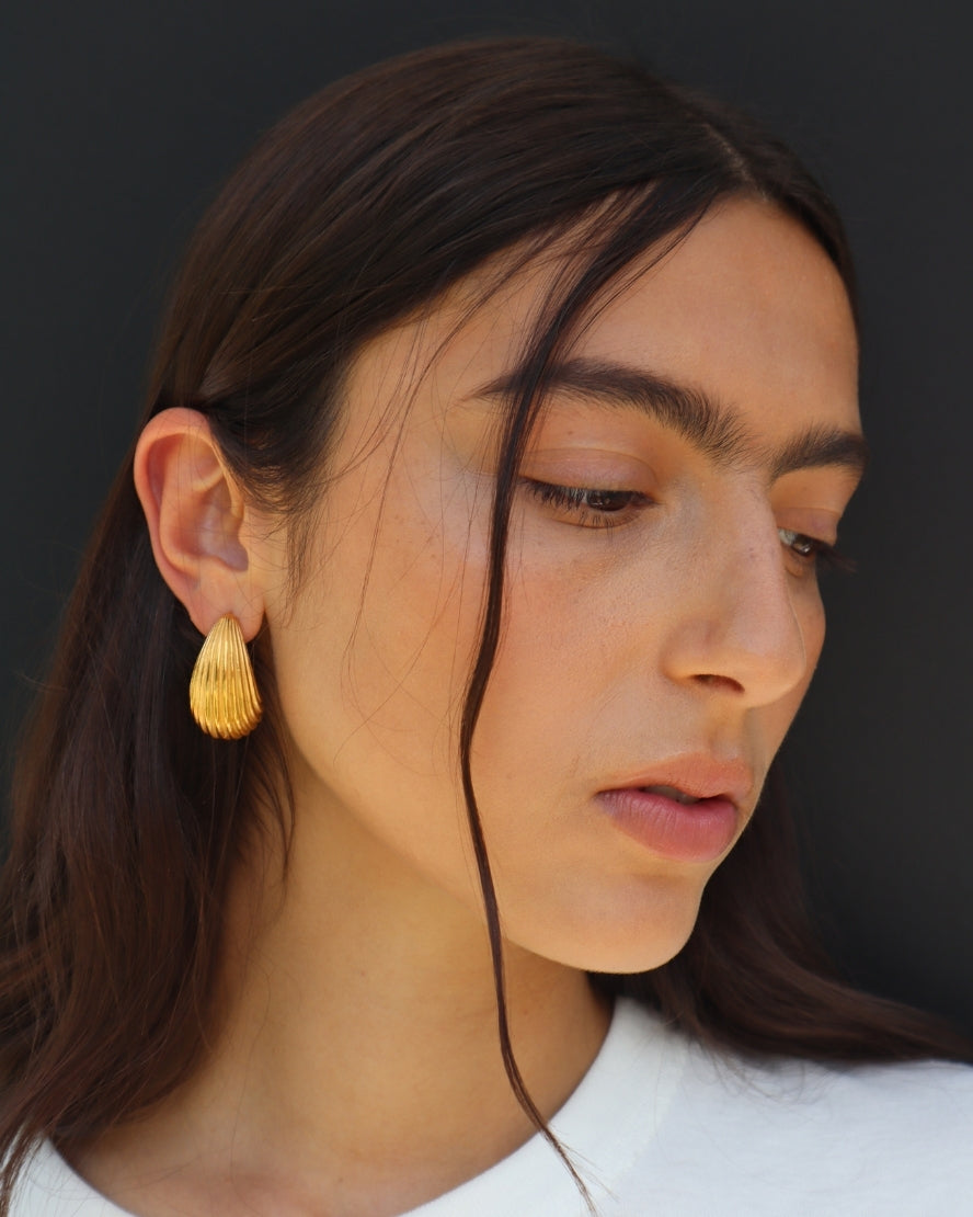 Colton Earrings in Gold