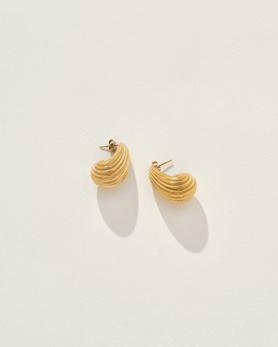 Colton Earrings in Gold