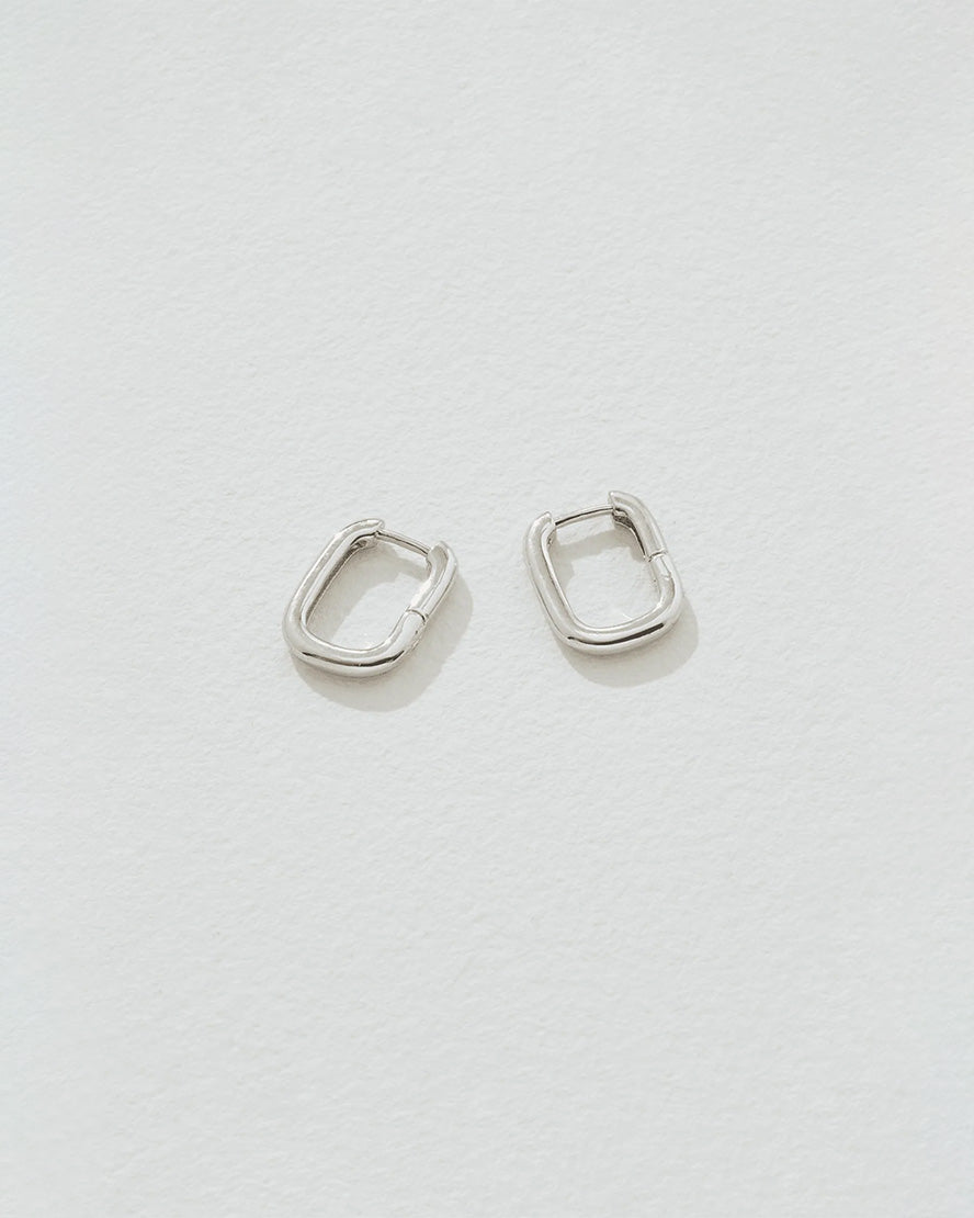 Desi Earrings Small Silver