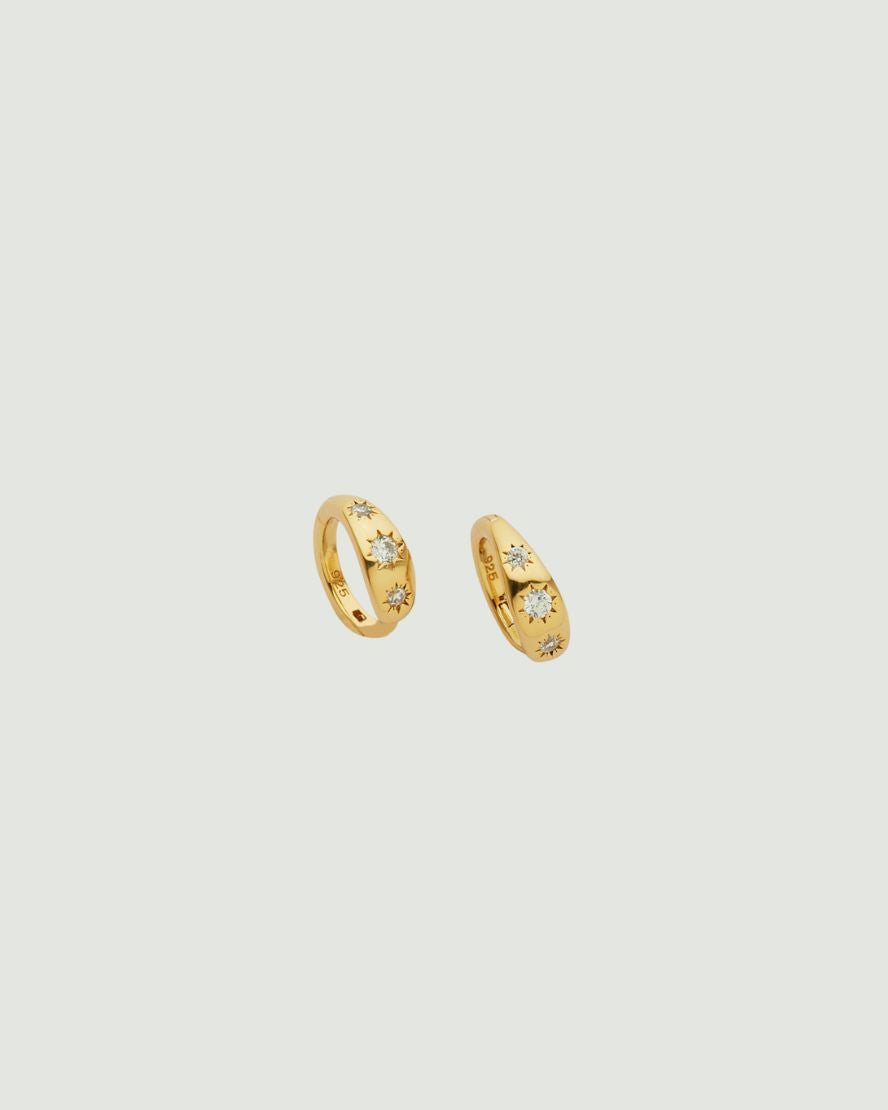 Eliza Earrings in Gold