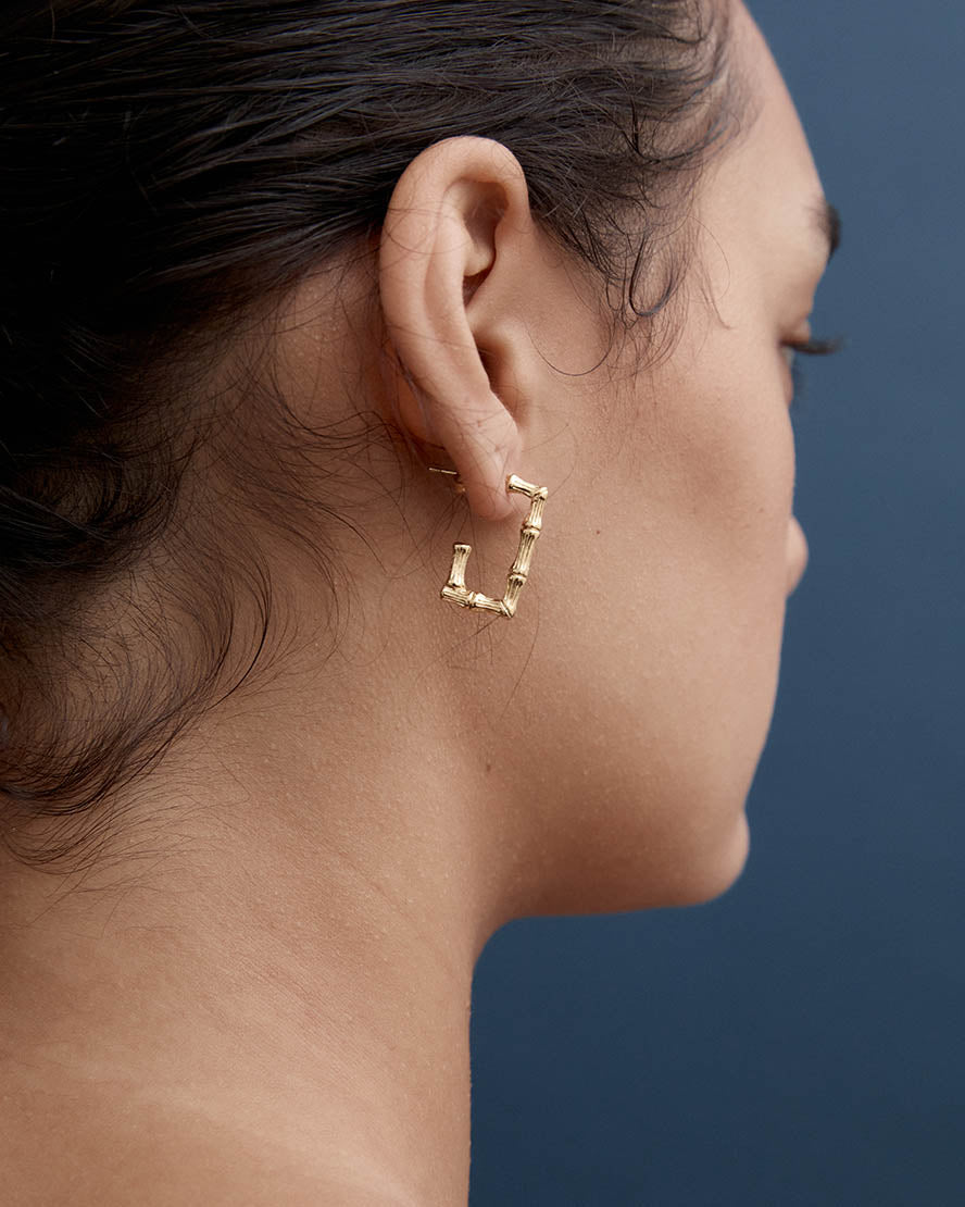 Fatima Earrings in Gold