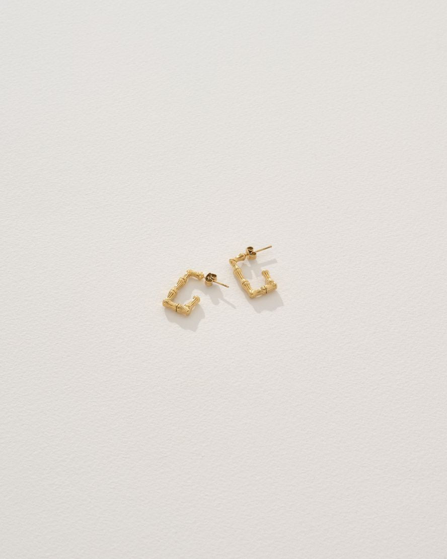 Fatima Earrings in Gold