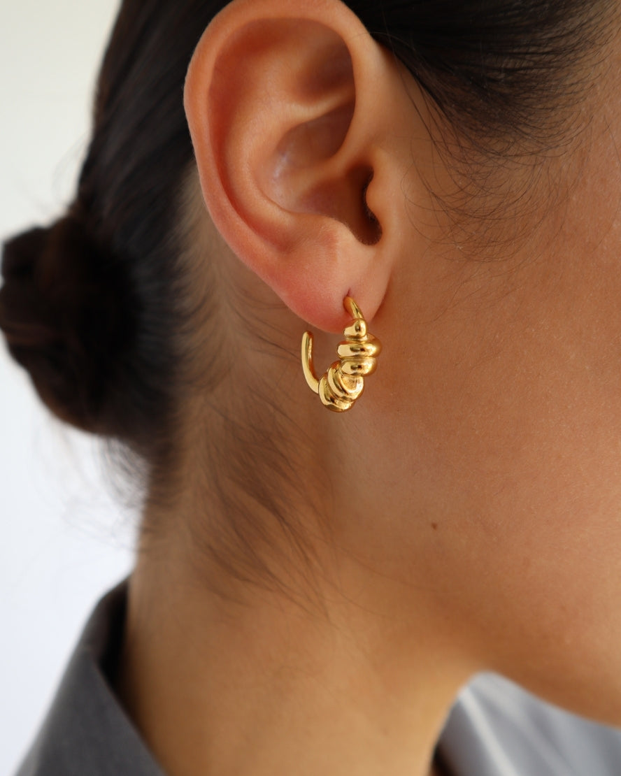 Gael Earrings in Gold