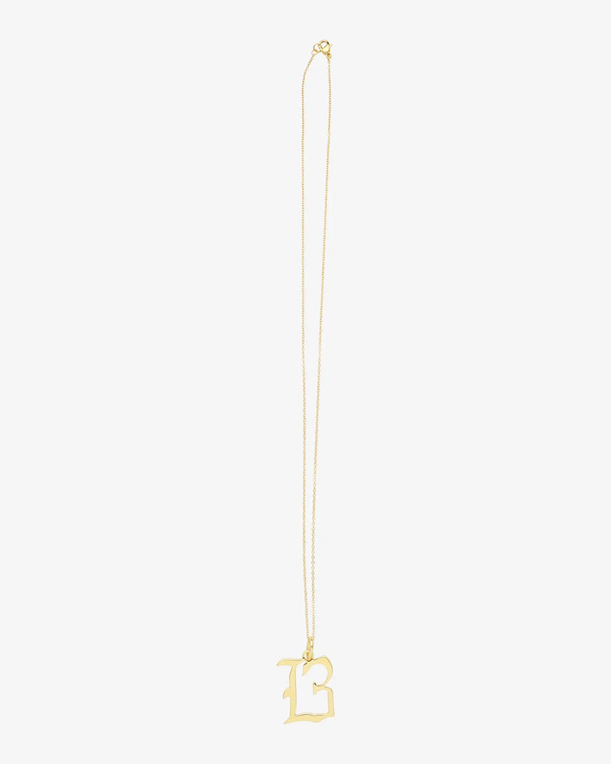 Gold Letter B Necklace