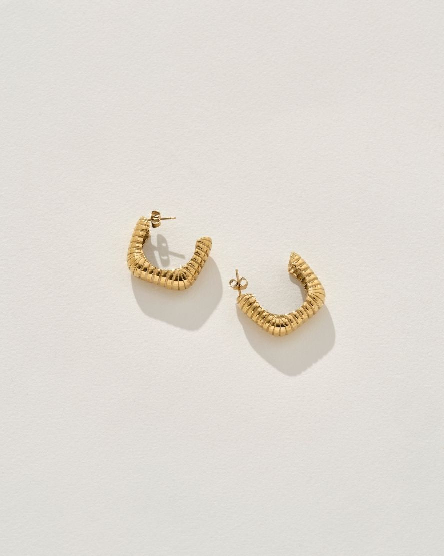 Gregory Earrings in Gold