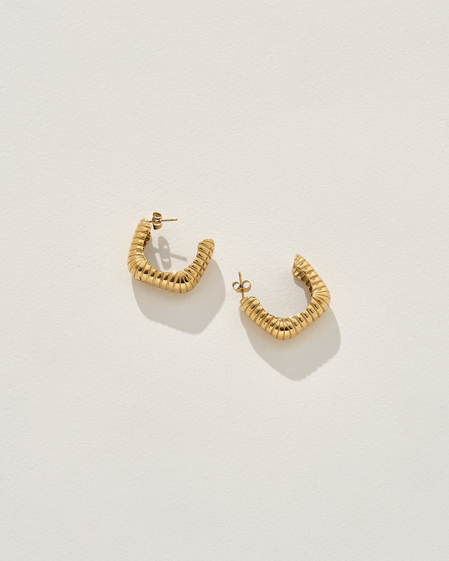 Gregory Earrings in Gold