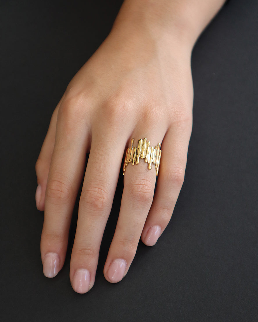 Indira Ring in Gold