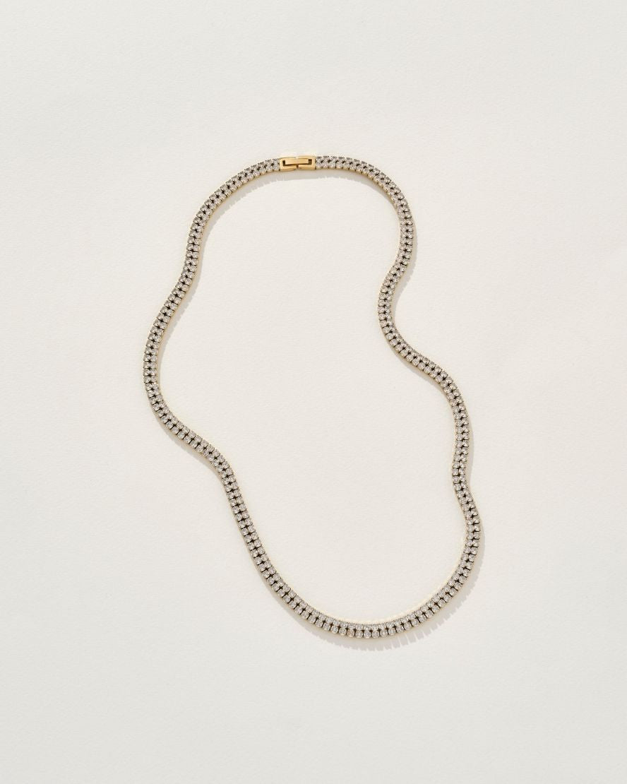 Kenneth Necklace in Gold/Crystal