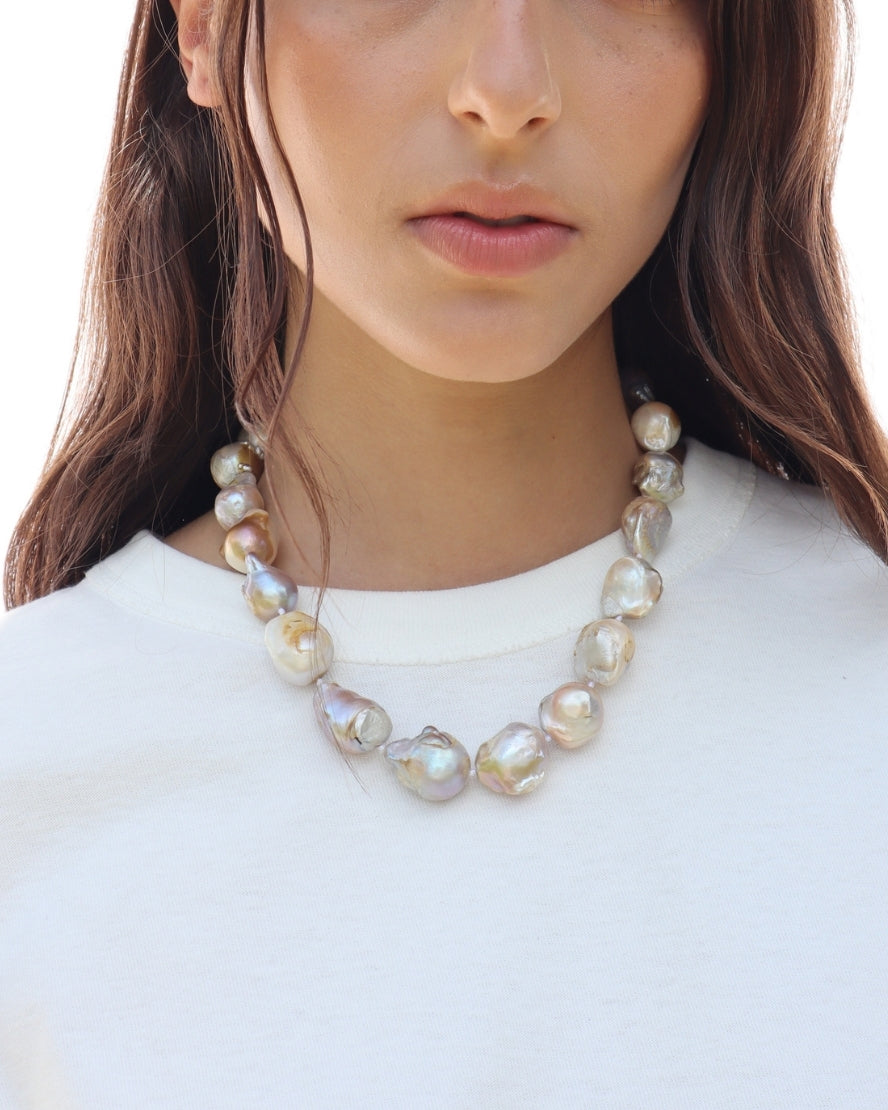 Keshi Strand Pearl Necklace