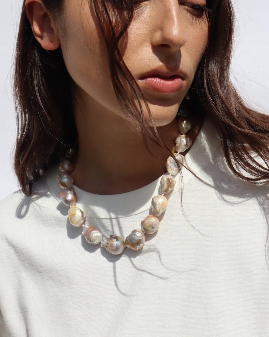 Keshi Strand Pearl Necklace