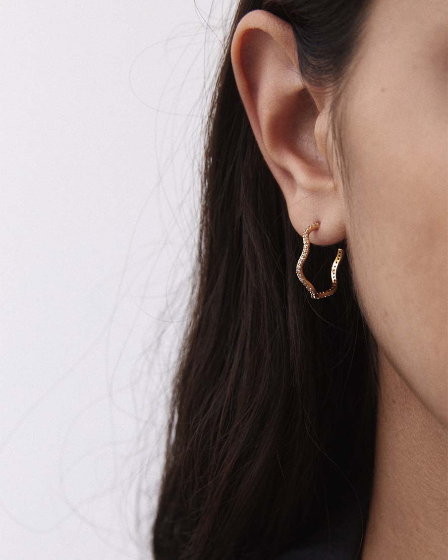 Kora Earrings in Gold