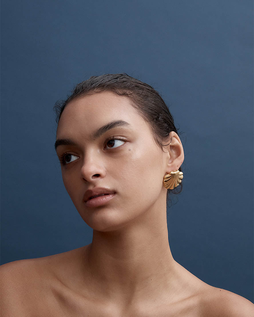 Leilani Earrings in Gold