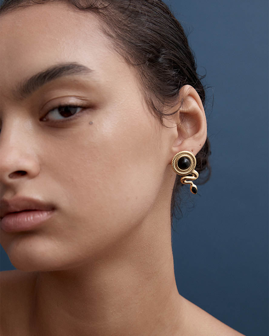 Leonardo Earrings in Gold