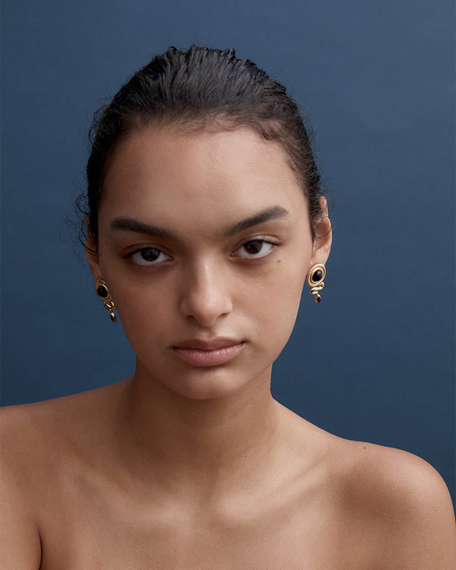 Leonardo Earrings in Gold