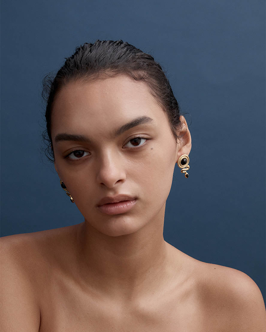 Leonardo Earrings in Gold